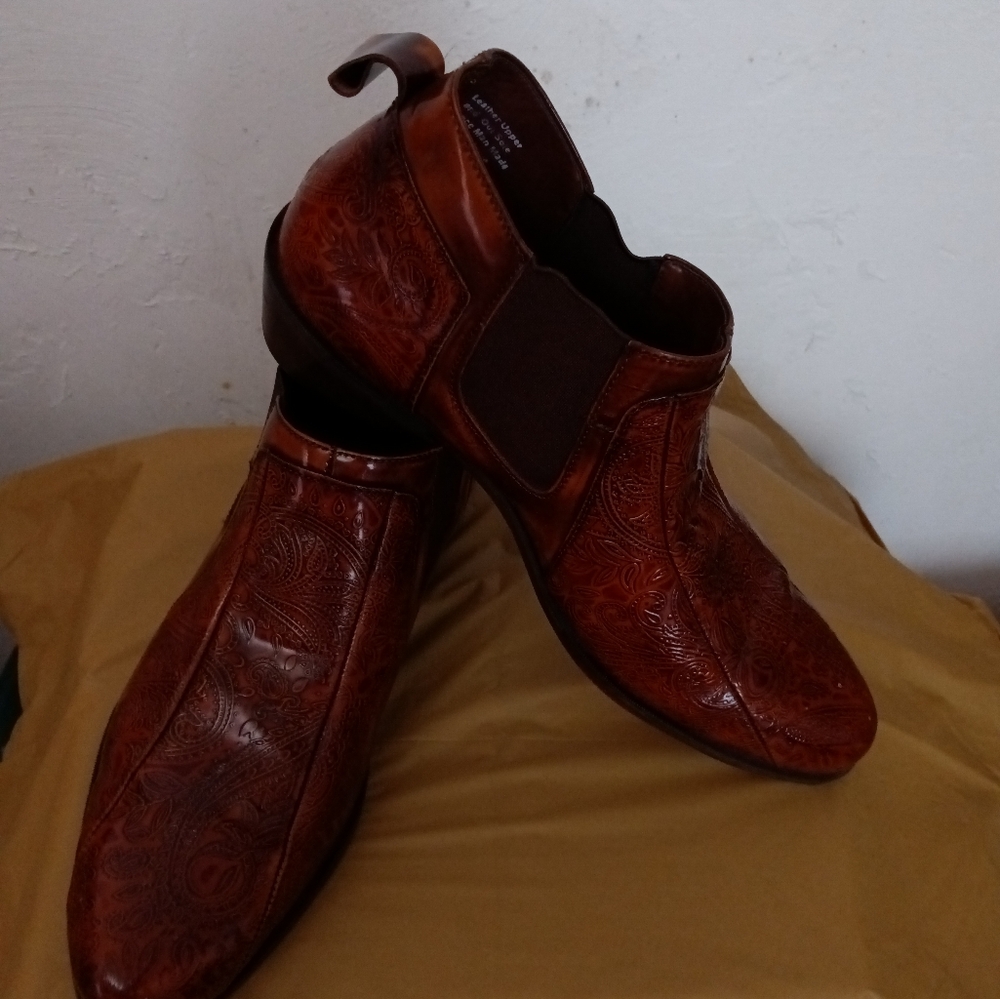 Stacy Adams leather ankle boots